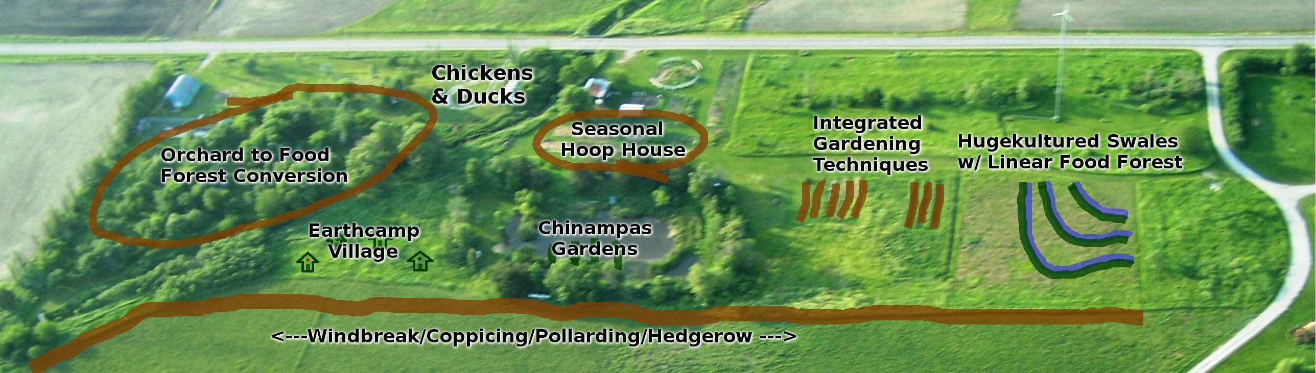 Midwest Permaculture Design for Stelle, IL, 8.7 Acres