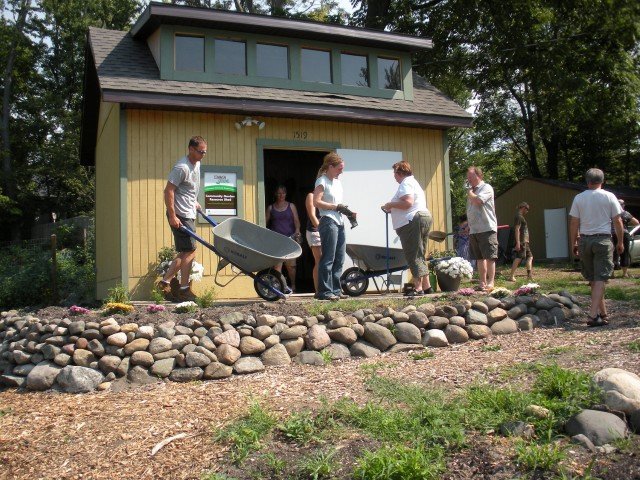 Trybal Revival Tool Shed - Midwest Permaculture